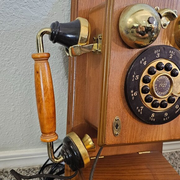 Thomas Collector's Edition Vintage Wall Phone 1927 Country Replica PP-9 - Picture 5 of 11
